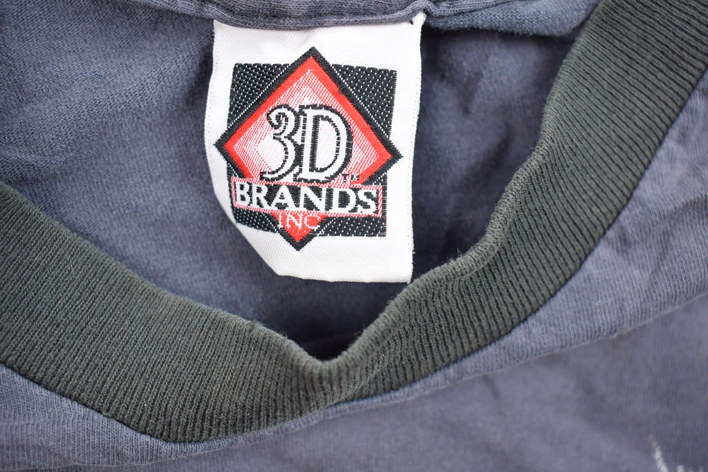 Vintage 1990s 3D Brands WolfGraphic T-Shirt