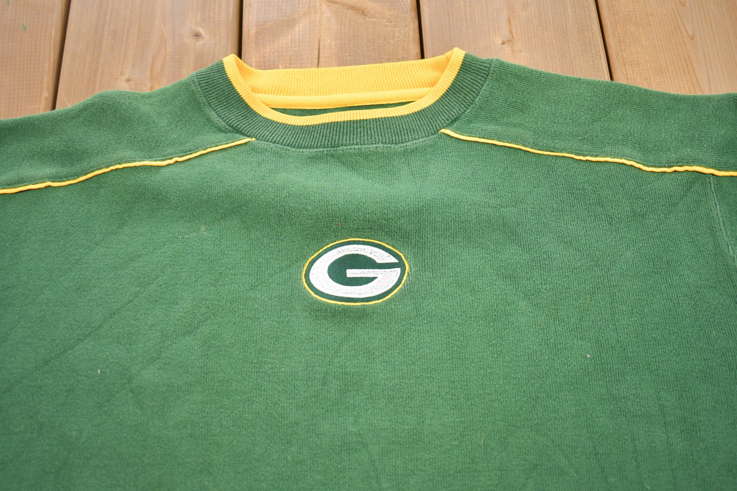 Vintage 1990s Green Bay Packers NFL Puma Embroidered Crewneck Sweatshirt / 90s Crewneck / Souvenir / Athleisure / Streetwear / 90s NFL