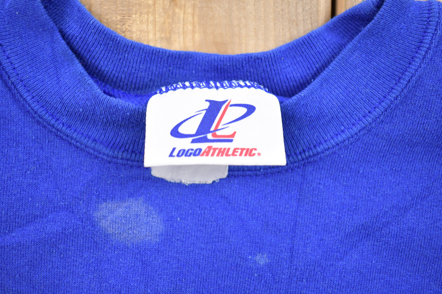 Vintage 1990s Indianapolis Colts NFL Embroidered Logo Athletic Crewneck Sweatshirt / Made In USA / Sportswear / Athleisure / Americana