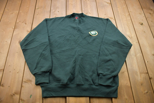 Vintage 1990s Green Bay Packers Crewneck Sweatshirt / Made in USA / 90s Crewneck / NFL Football / Athleisure / Streetwear