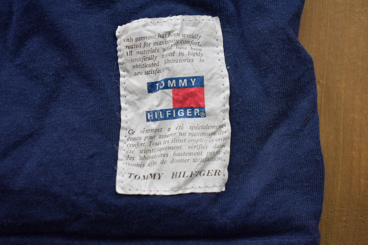 Vintage 1990s Tommy Hilfiger Long Sleeve Shirt / Made in USA / 90s Crewneck / Athleisure / Streetwear