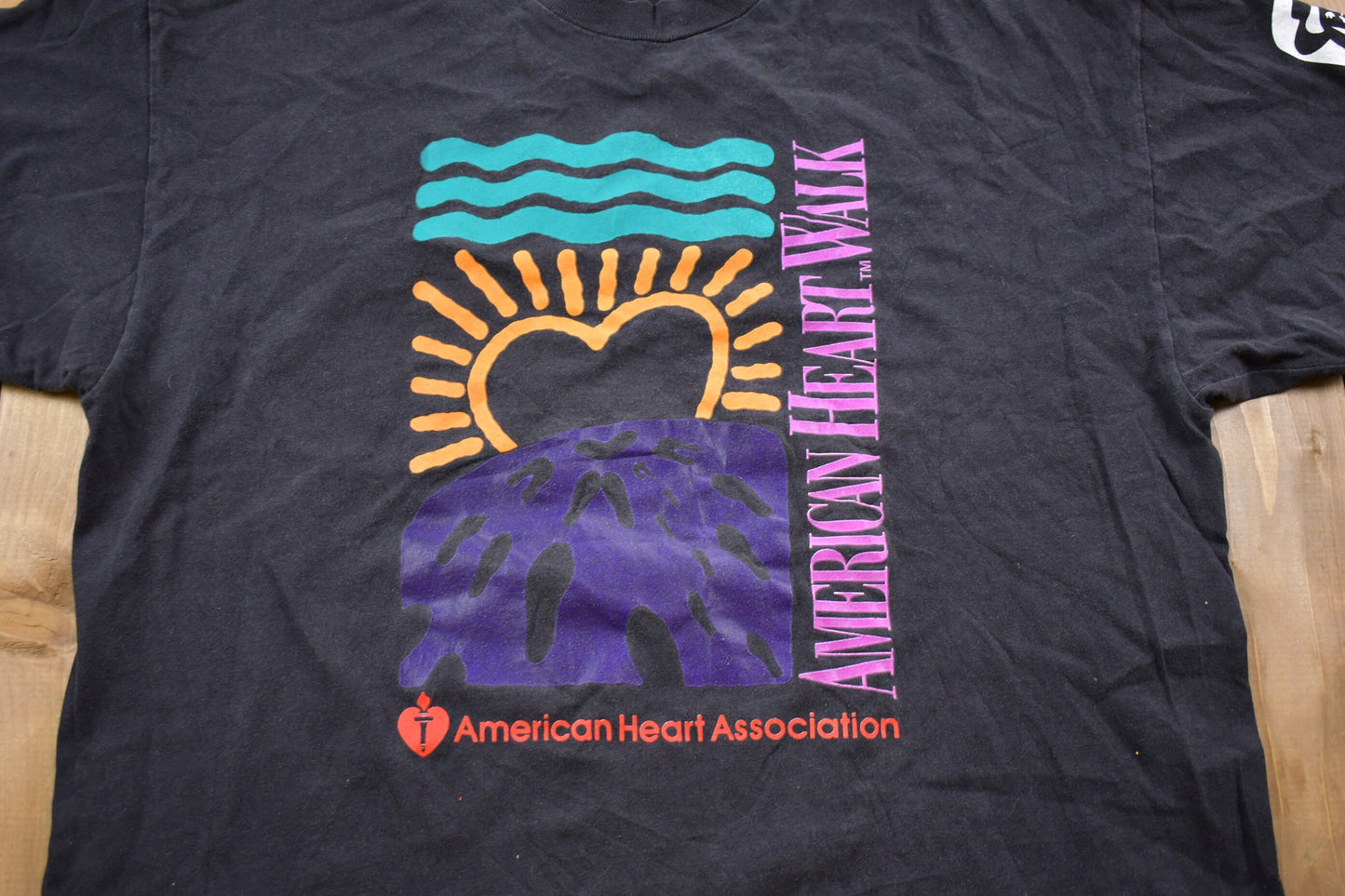 Vintage 1990s American Heart Walk Association T-Shirt