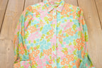 Vintage 1960s RAR Floral All Over Print Button Up Shirt