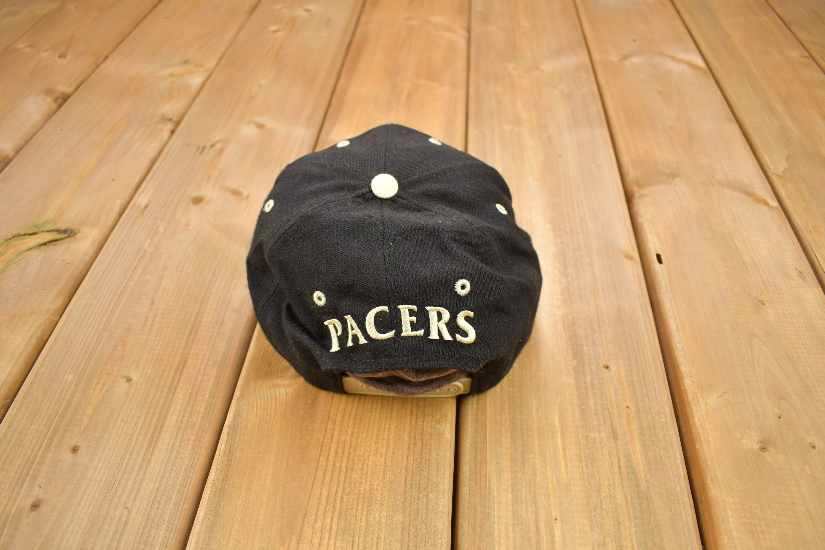 Vintage 1990s Indiana Pacers NBA T.E.I Snap Back Hat
