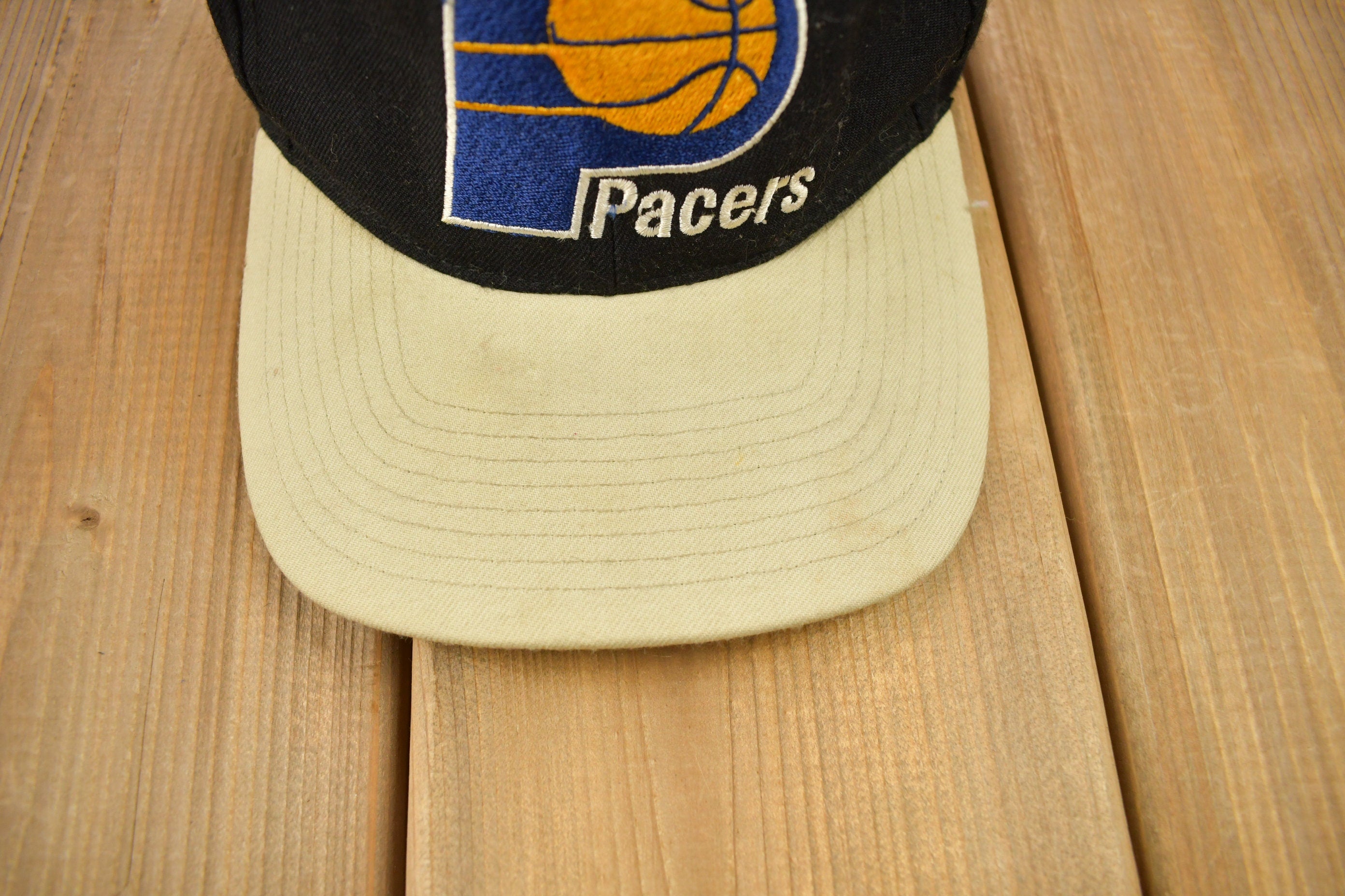 Vintage 1990s Indiana Pacers NBA T.E.I Snap Back Hat
