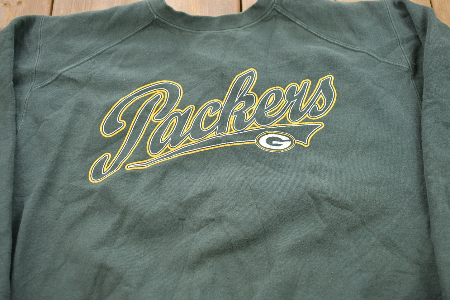 Vintage 1990s Green Bay Packers NFL Embroidered Crewneck Sweatshirt / Packers / Football / Sportswear / Athleisure / Americana