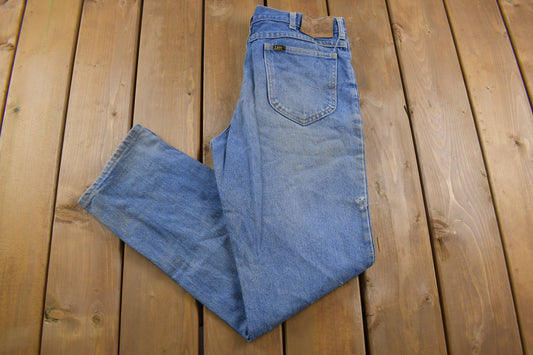 Vintage 1990's Lee Blue Jeans 34 x 31 / Made in USA / Basic Jeans / American Vintage / Streetwear Fashion / Vintage Pants