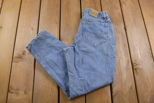 Vintage 1990's Lee Blue Jeans 28 x 26 / Made in USA / American Vintage / Rare Vintage / Streetwear Fashion / Vintage Pants