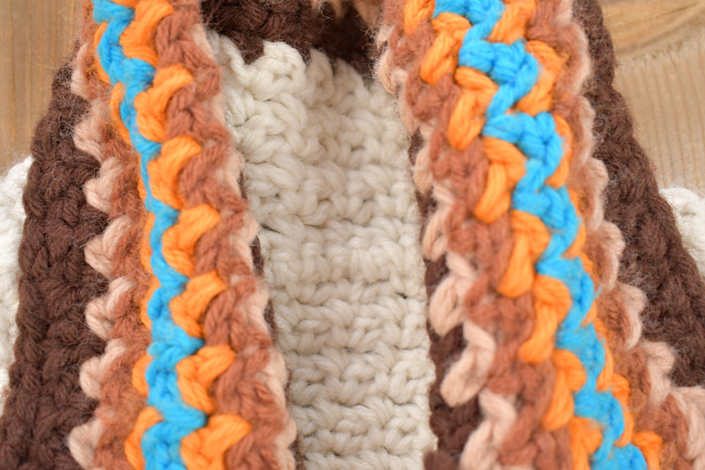 Vintage 1970s Knitted Cardigan Sweater