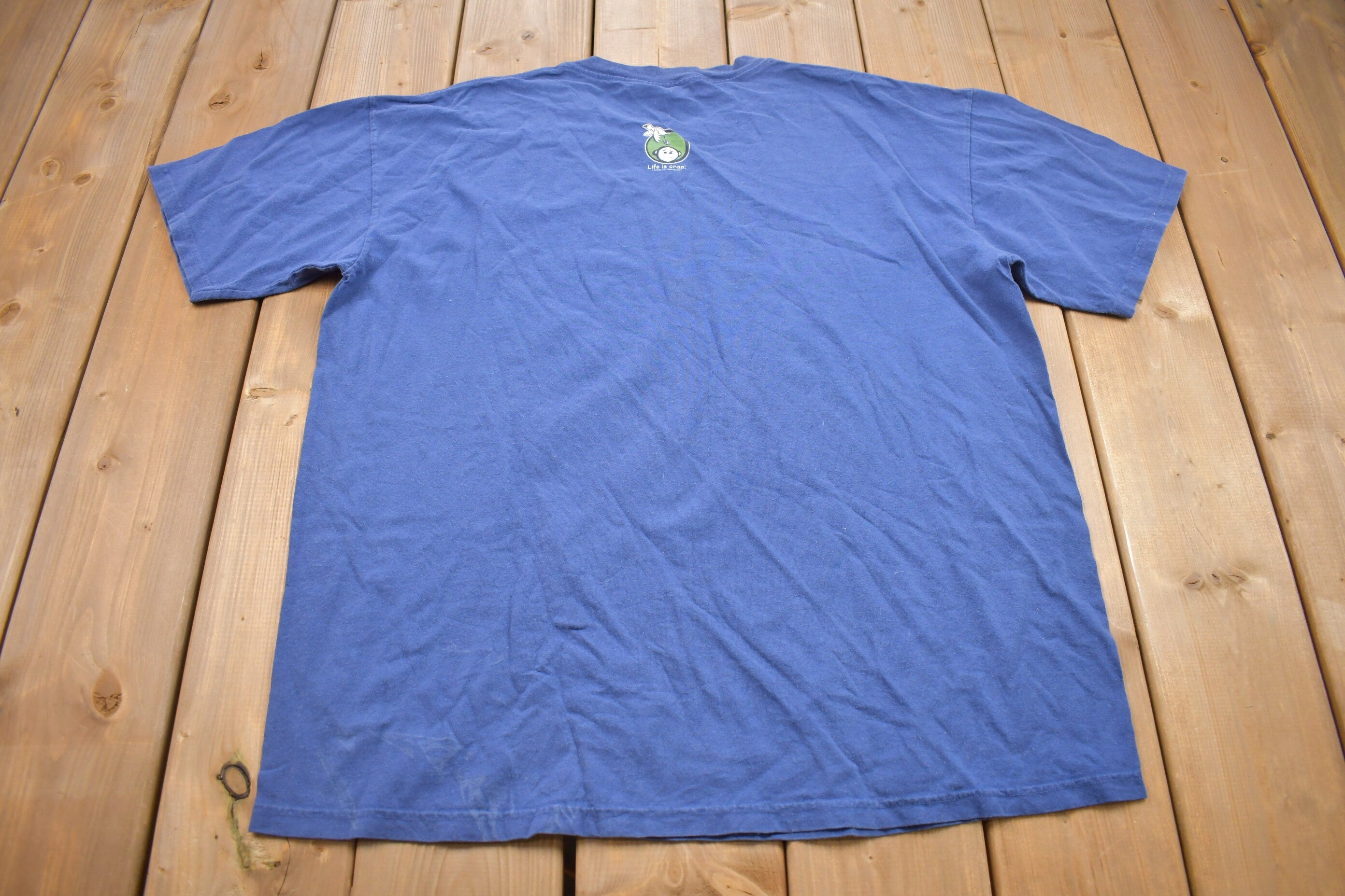 Vintage 1990s Life is Crap Graphic T-Shirt
