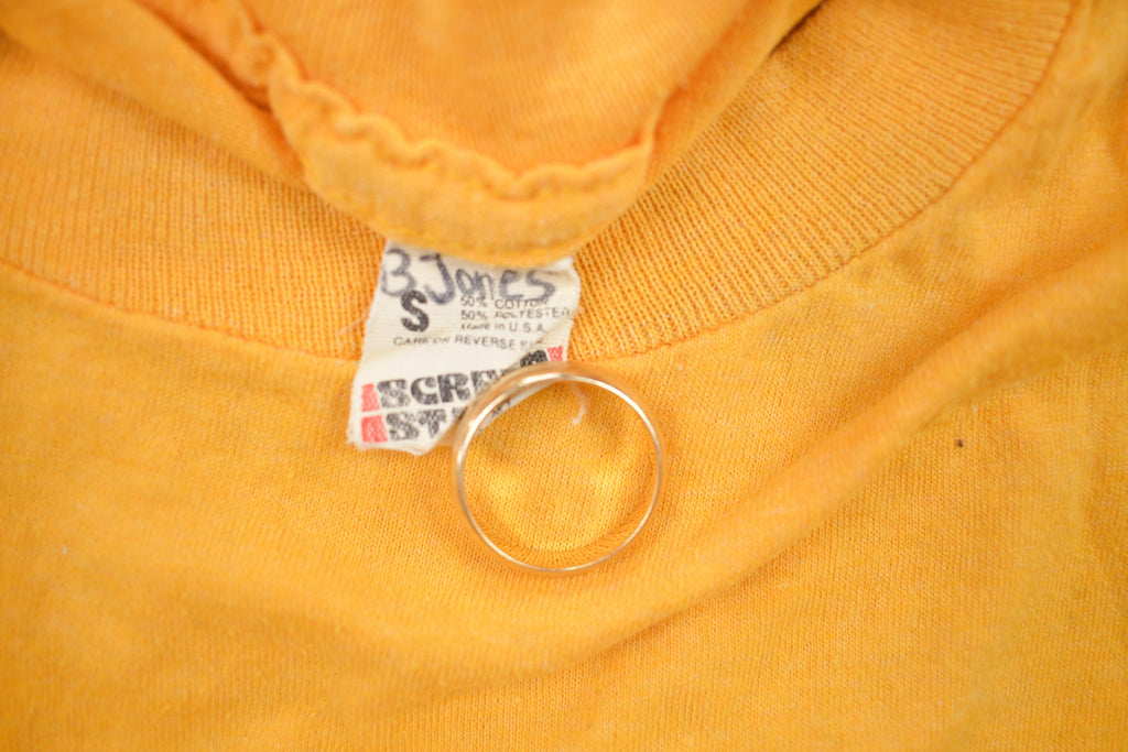 Vintage 1980s Screen Stars Blank Yellow T-Shirt