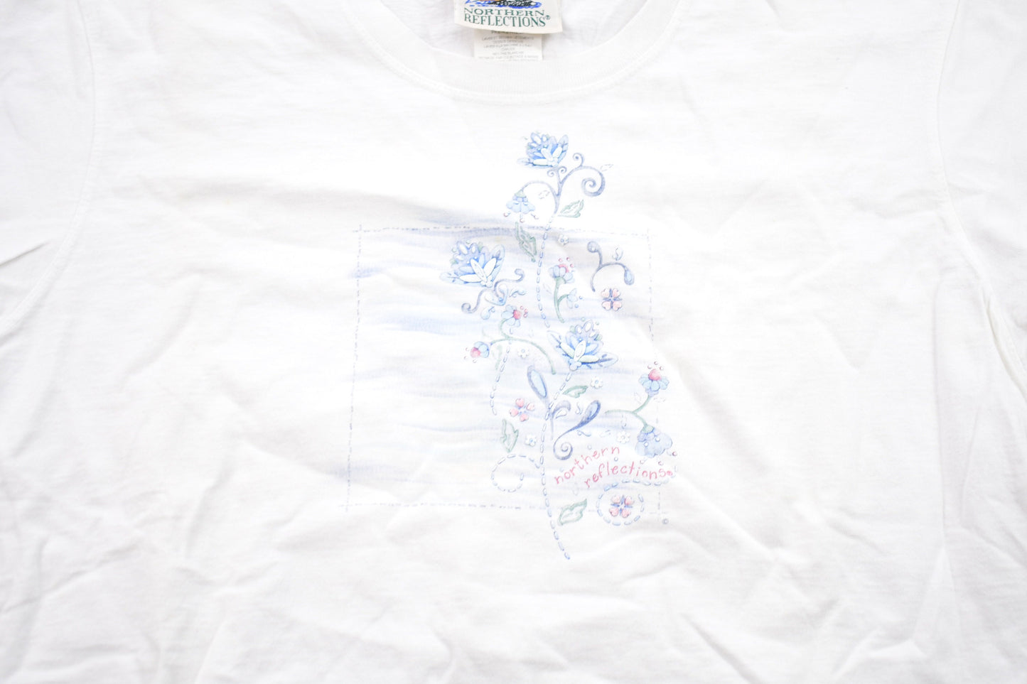 Vintage 1990s Northern Reflections Floral Graphic T-Shirt