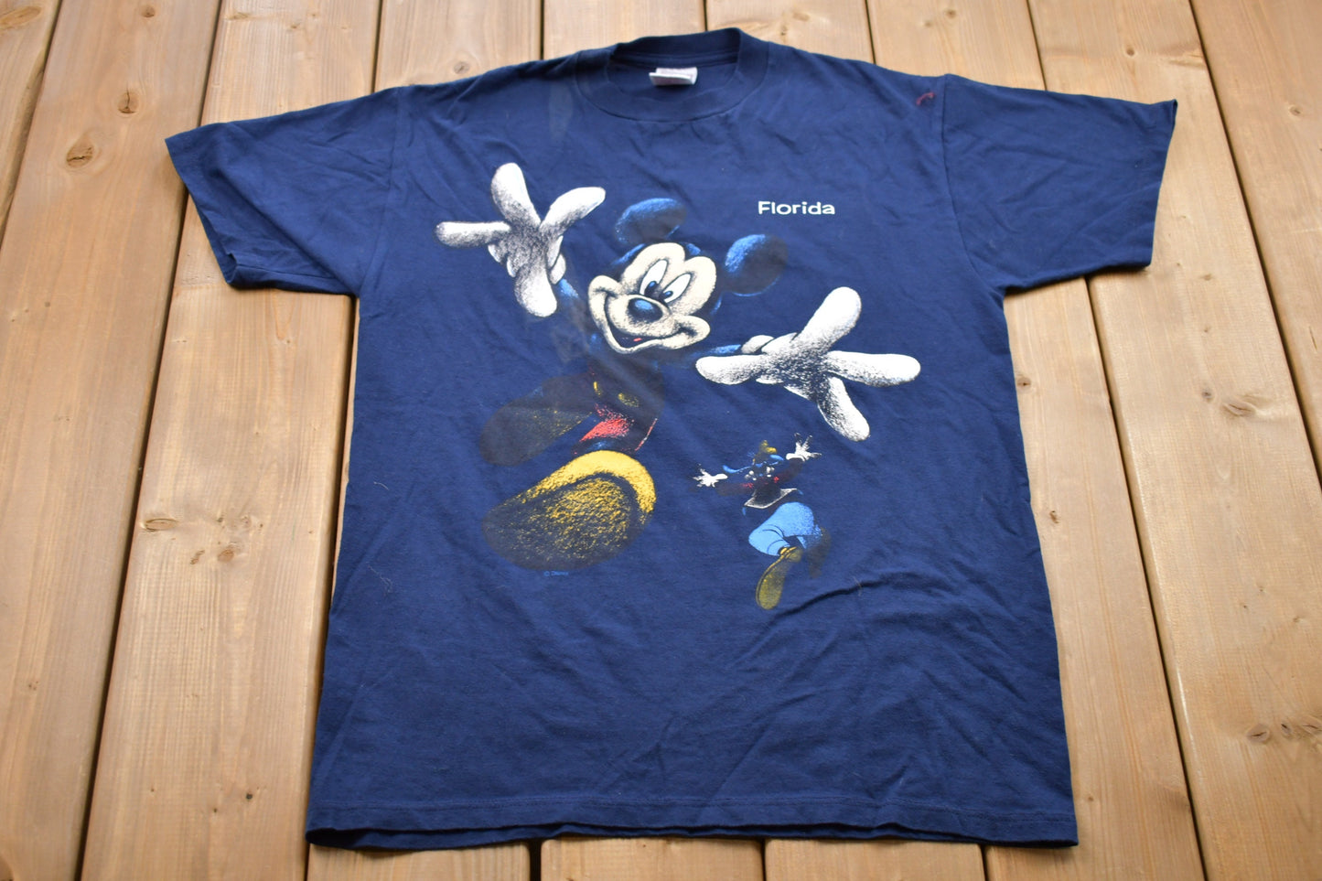 Vintage 1990s Florida Mickey Mouse Graphic T-Shirt