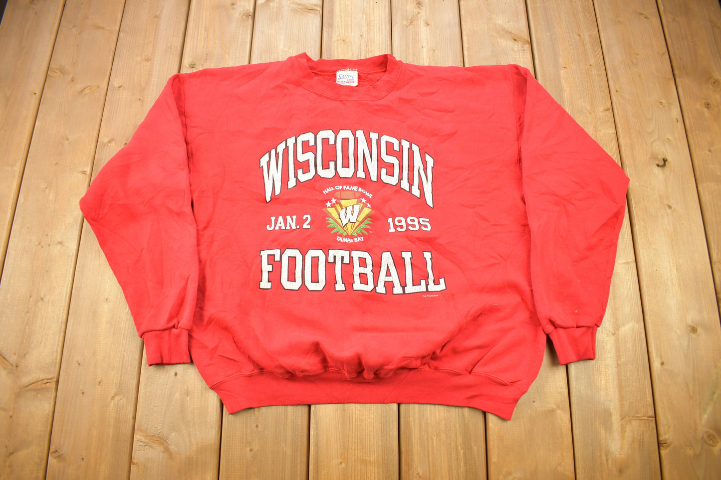 Vintage 1995 University of Wisconsin Football Collegiate Crewneck