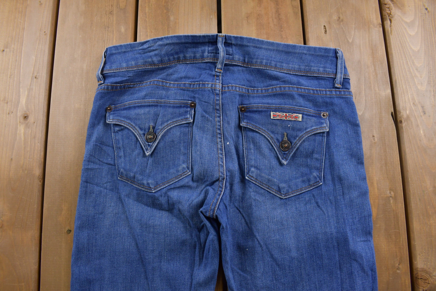 Vintage 1990's Hudson Women's Blue Jeans / Made in USA / Women's Jeans / American Vintage / Streetwear Fashion / Vintage Pants