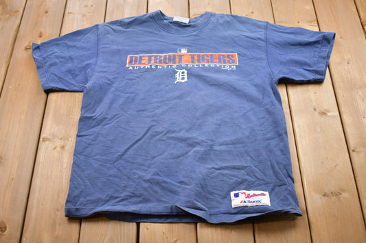 Vintage 2001 Detroit Tigers Majestic Graphic T-Shirt