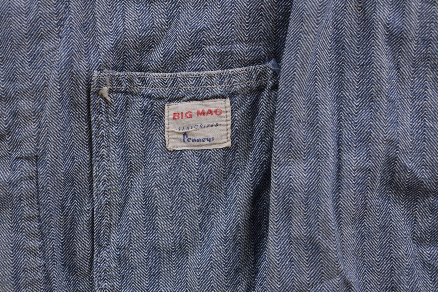 Vintage 1990's BIG MAC Denim Coveralls / Made in USA / American Vintage / Vintage Workwear / Streetwear Fashion / Vintage Pants