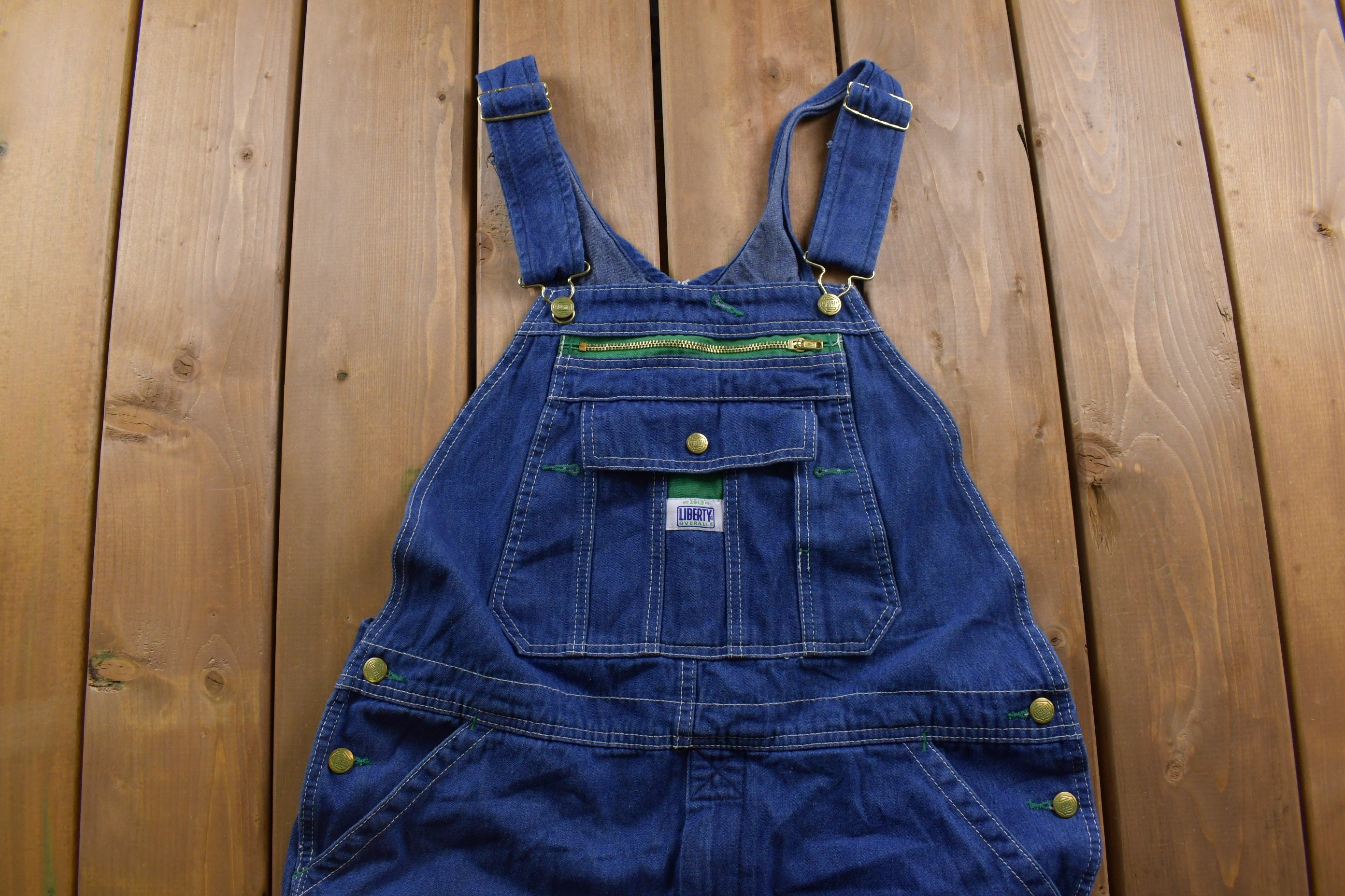 Vintage 1990s Liberty Denim Jean Overalls Size 36 x 34