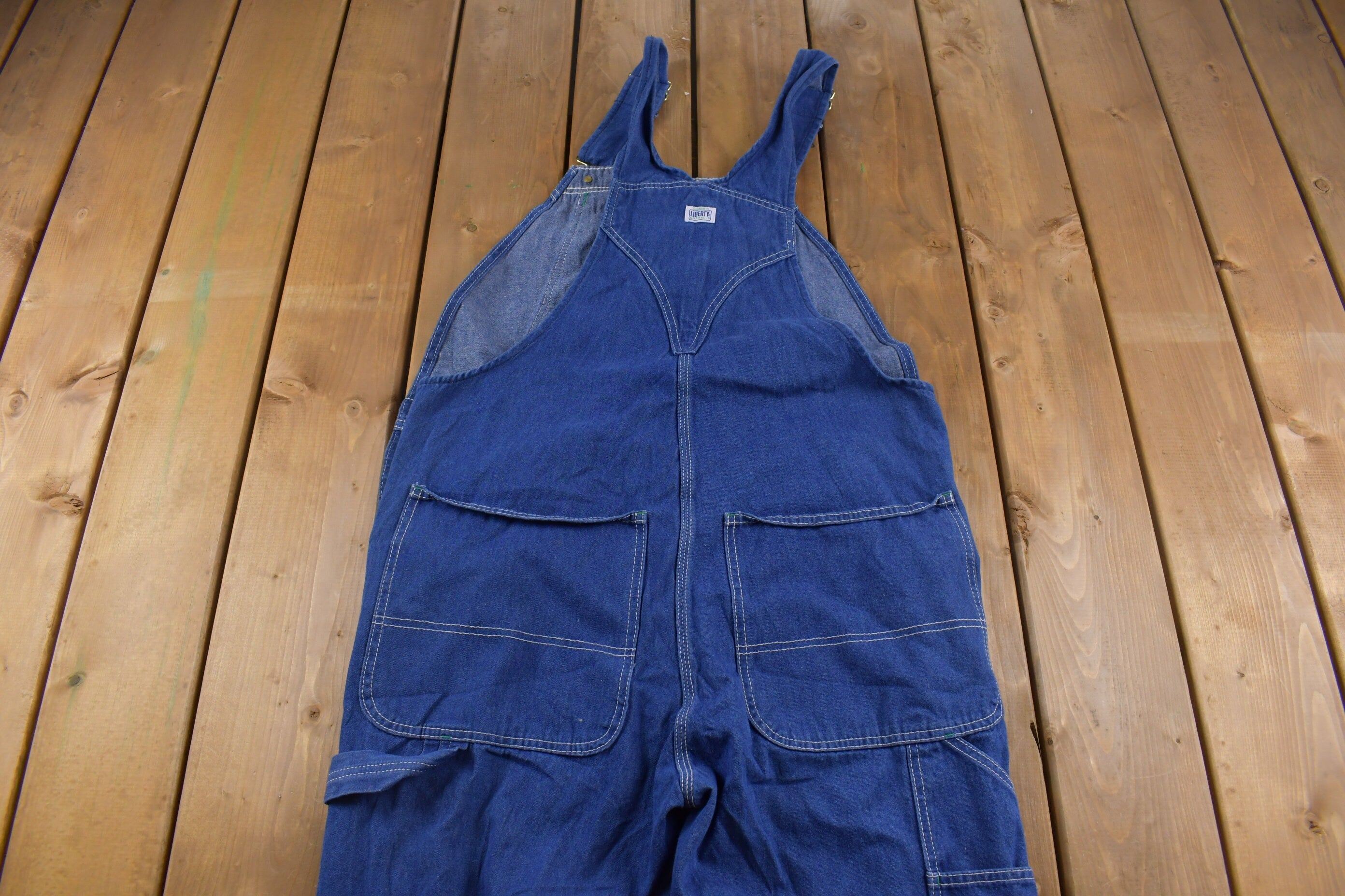 Vintage 1990s Liberty Denim Jean Overalls Size 36 x 34