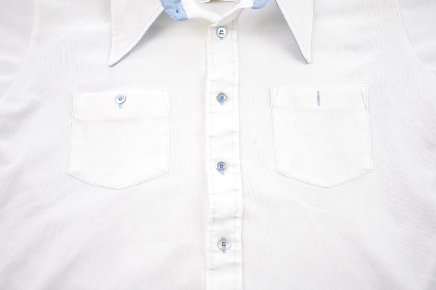 Vintage 1980s Double Exposure Short Sleeve Button Up Shirt