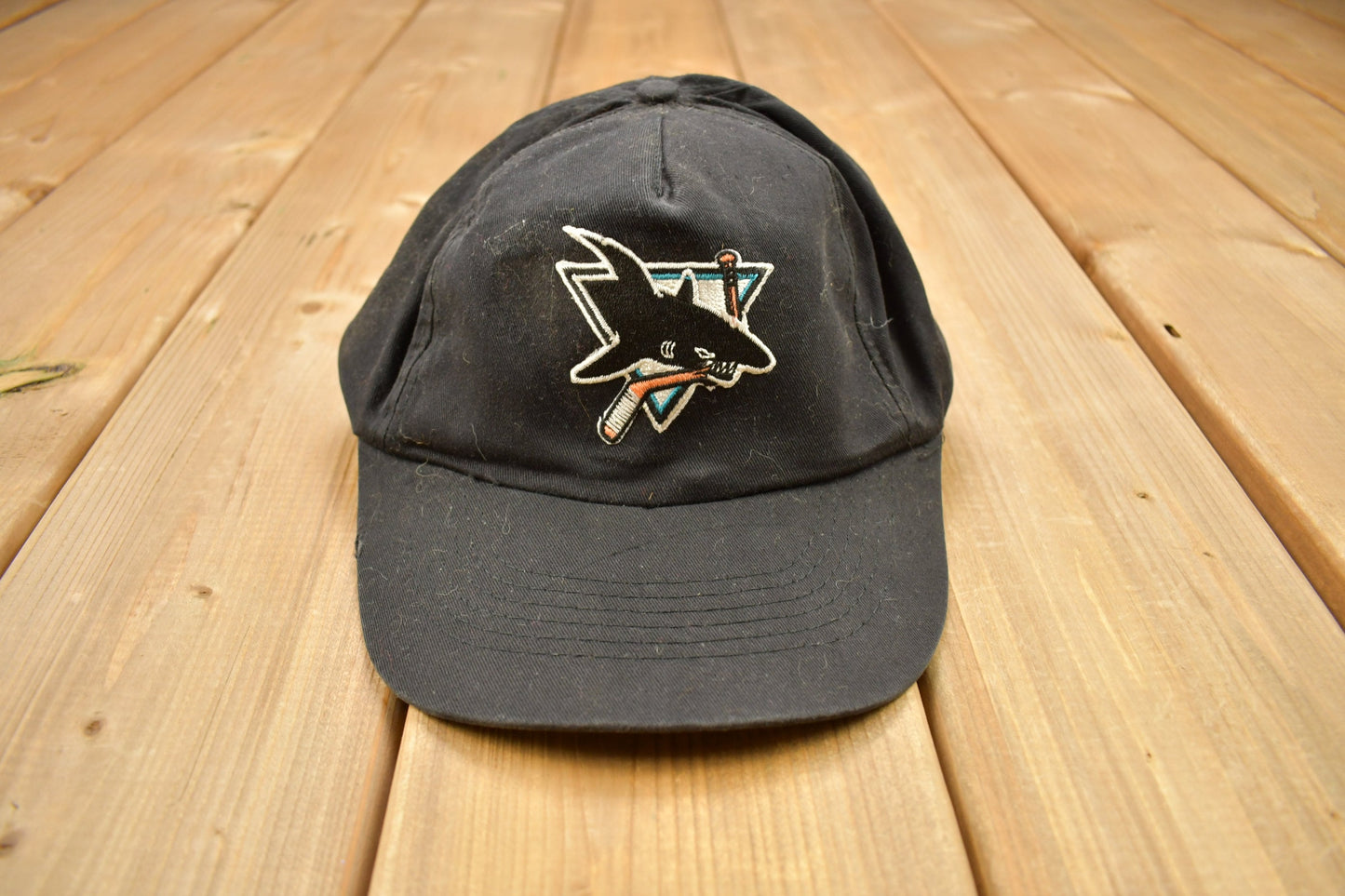 Vintage 1990s San Jose Sharks NHL Snap Back Hat