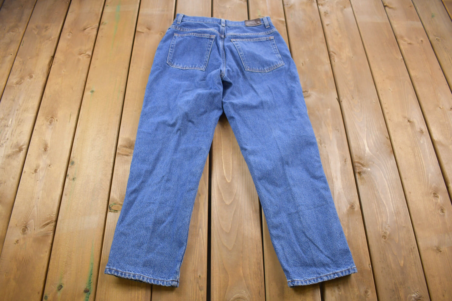 Vintage 1990s L.L Bean Light Wash Denim Jeans 30 x 27 / Cotton Lining / Streetwear Fashion / Vintage Pants / Vintage Fashion