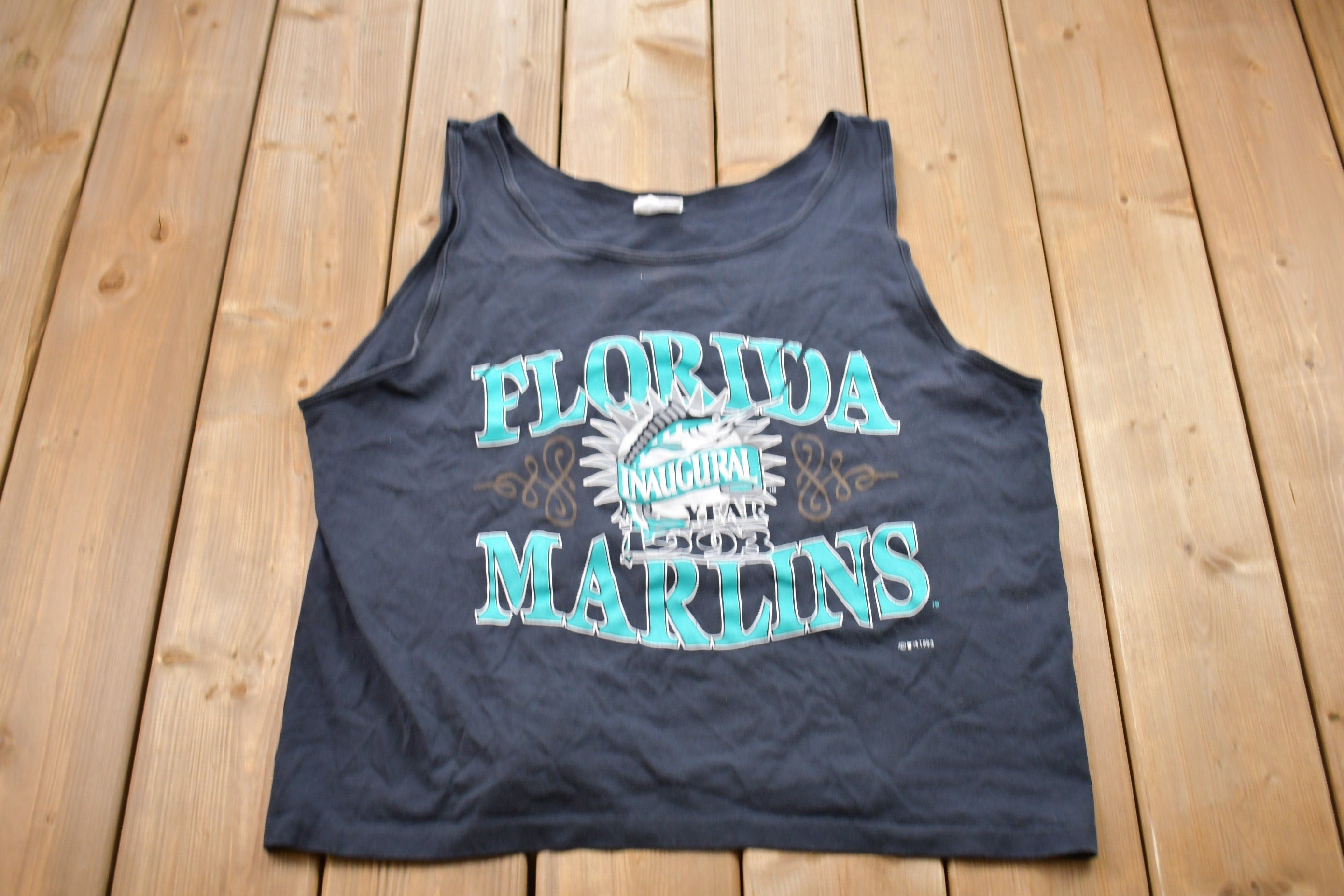 Vintage 1993 Florida Marlins MLB Graphic Tank Top