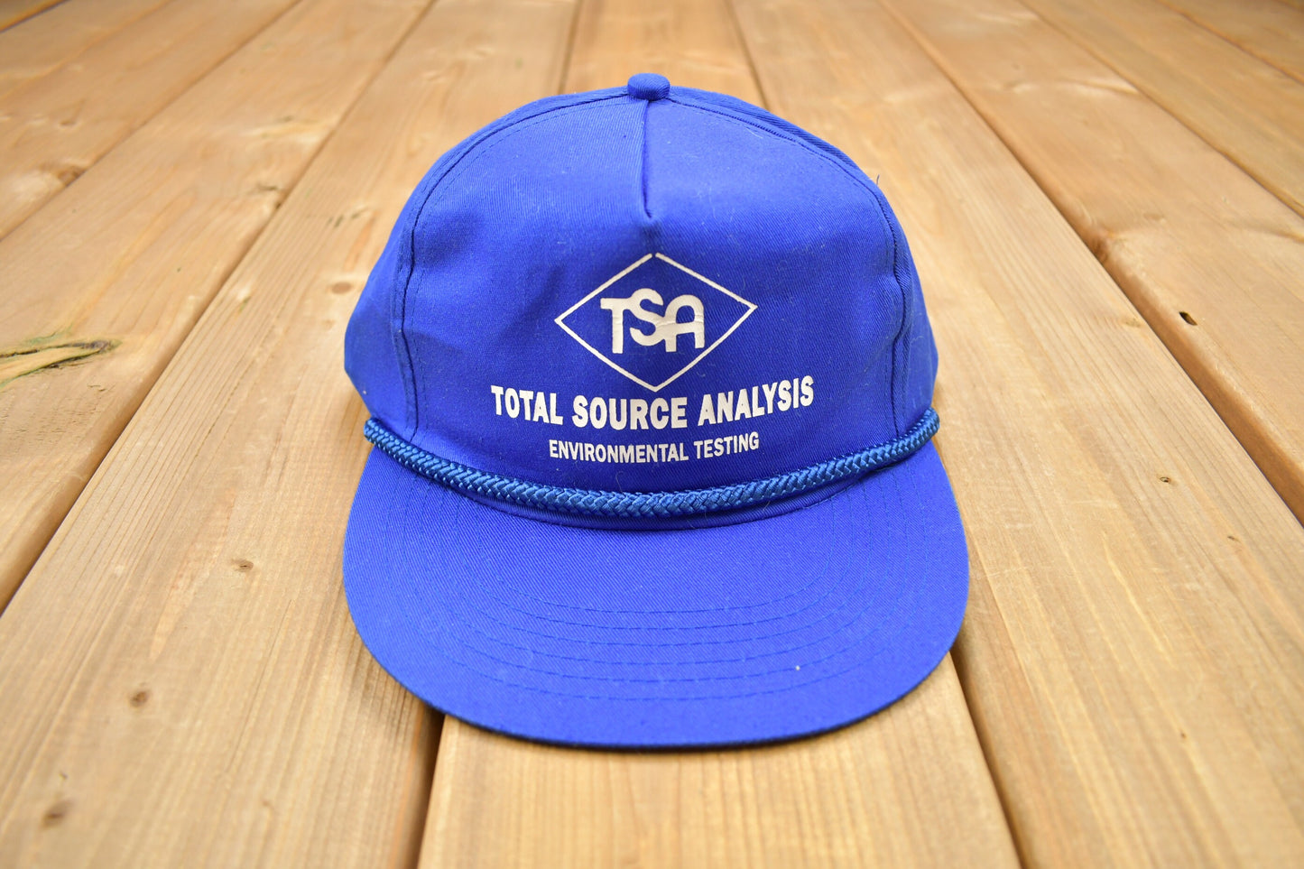 Vintage 1990s Total Source Analysis Environmental Testing Snap Back Hat