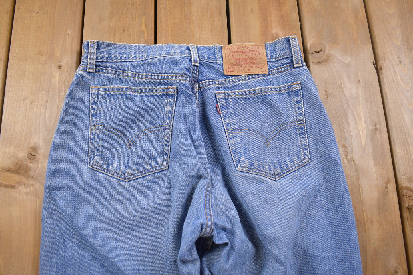 Vintage 1990s Levi's 560 Red Tab Jeans Size 32 x 28 / 90s Denim / Streetwear Fashion / Vintage Denim / Made In USA / Vintage Levi's