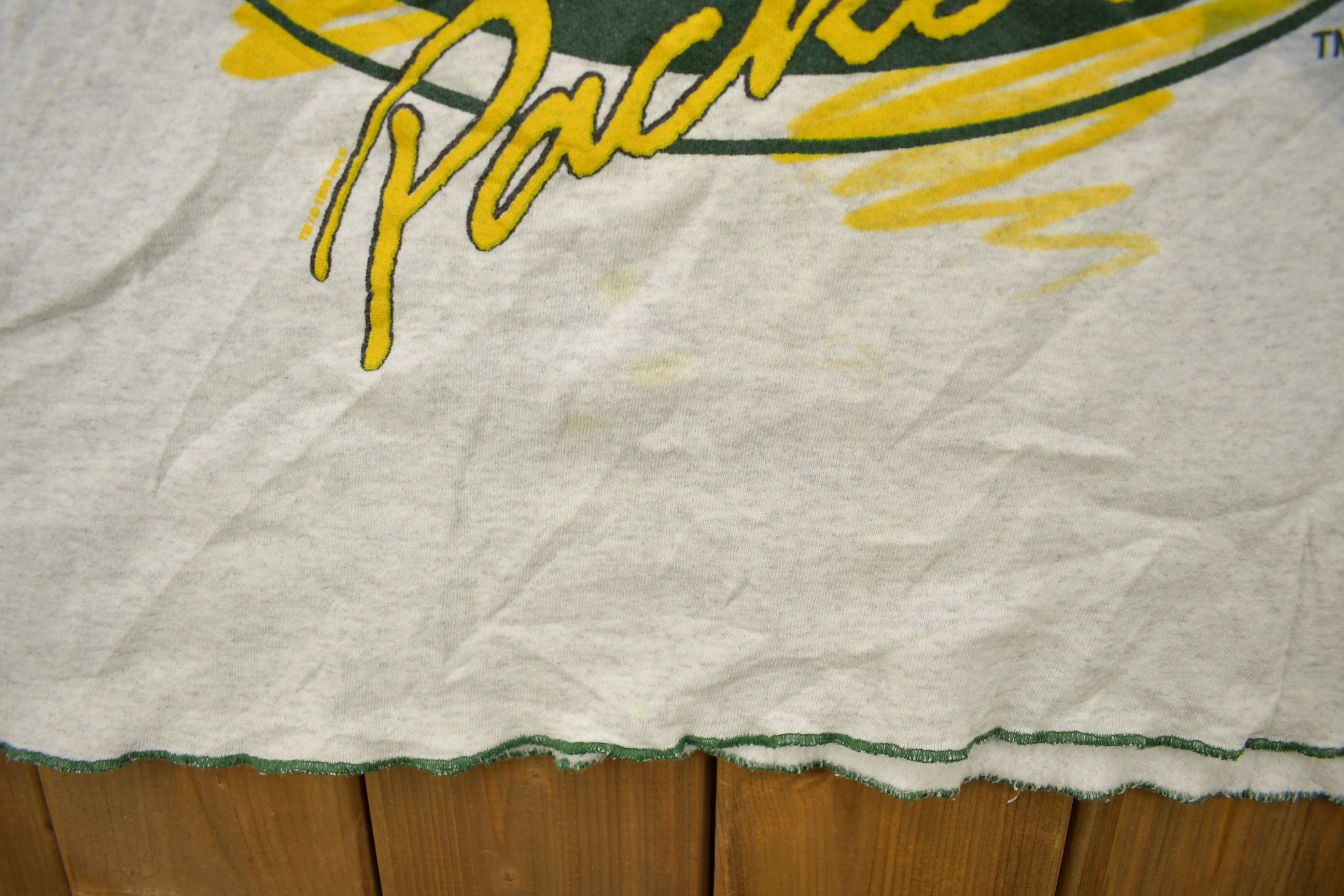 Vintage 1990s Greenbay Packers NFL Big Logo Crewneck Sweatshirt