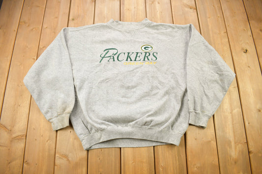 Vintage 1990s Green Bay Packers NFL Logo Athletic Crewneck Sweatshirt