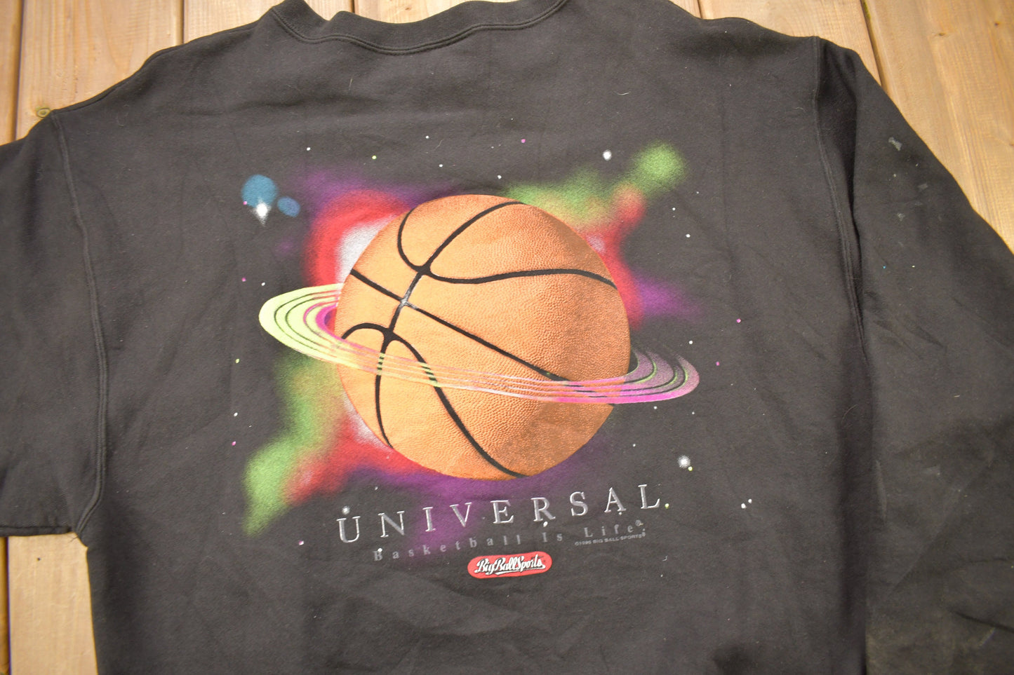 Vintage 1996 Universal Basketball Is Life Crewneck Sweatshirt