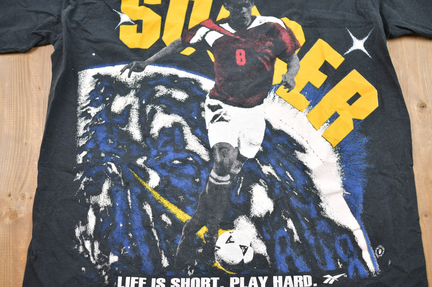 Vintage 1990s Reebok Soccer Graphic T-Shirt