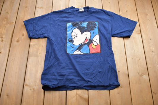 Vintage 1990s The Disney Store Graphic T-Shirt / Graphic / 80s / 90s / Streetwear / Retro Style / Mickey Mouse Graphic / Made In USA