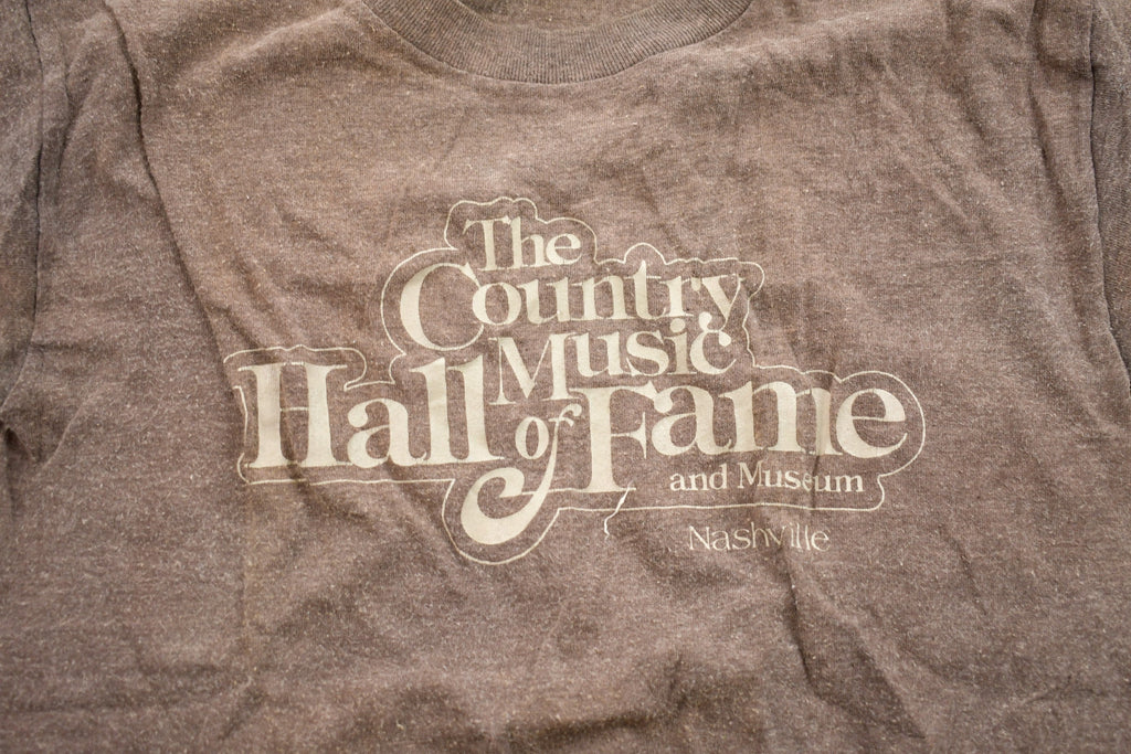 Vintage 1980s Country Music Hall Of Fame Graphic T-Shirt