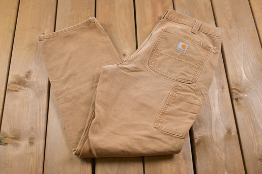 Vintage 1990s Carhartt Work Pants Size 35 x 29 / 90s Carpenter Pants / Hype Vintage / Vintage Carhartt / Vintage Workwear