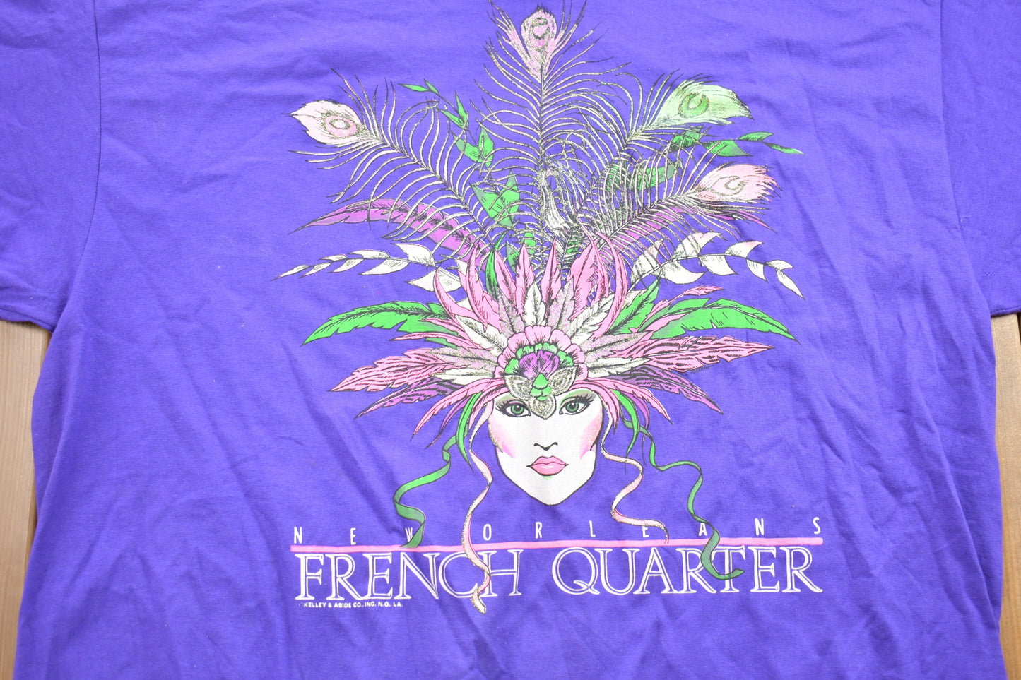 Vintage 1990s New Orleans French Quarter Graphic T-Shirt /  80s / 90s / Streetwear Fashion / Made In USA / Vacation Tee / Travel & Tourism