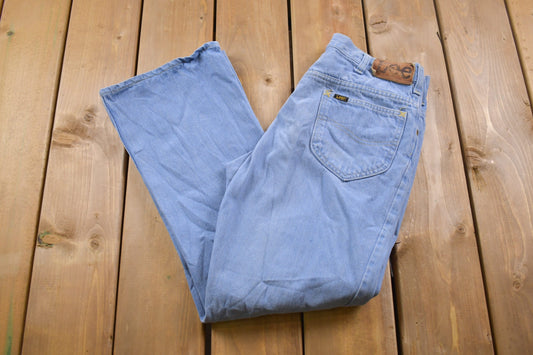 Vintage 1990's Lee Blue Jeans / Made in USA / Light Blue Denim / 90s Lee Denim / Streetwear Fashion / Vintage Pants