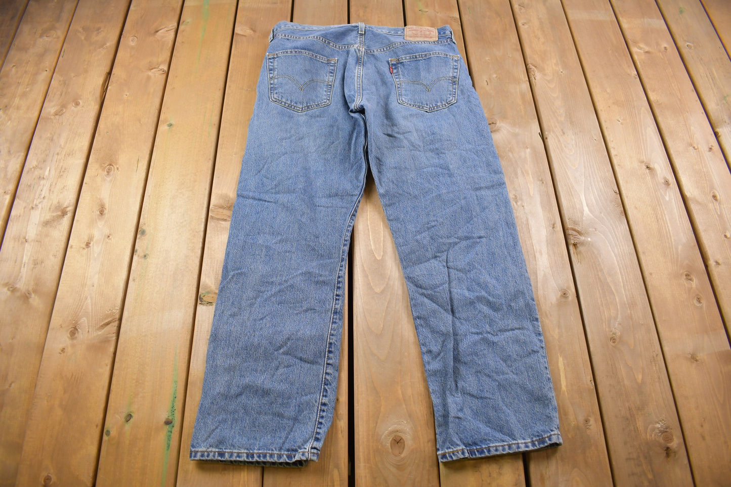 Vintage 1990s Levi's 501 Red Tab Jeans Size 34 x 29