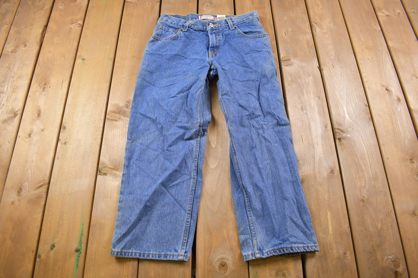 Vintage 1990s Levi's 550 Red Tab Jeans Size 28 x 25