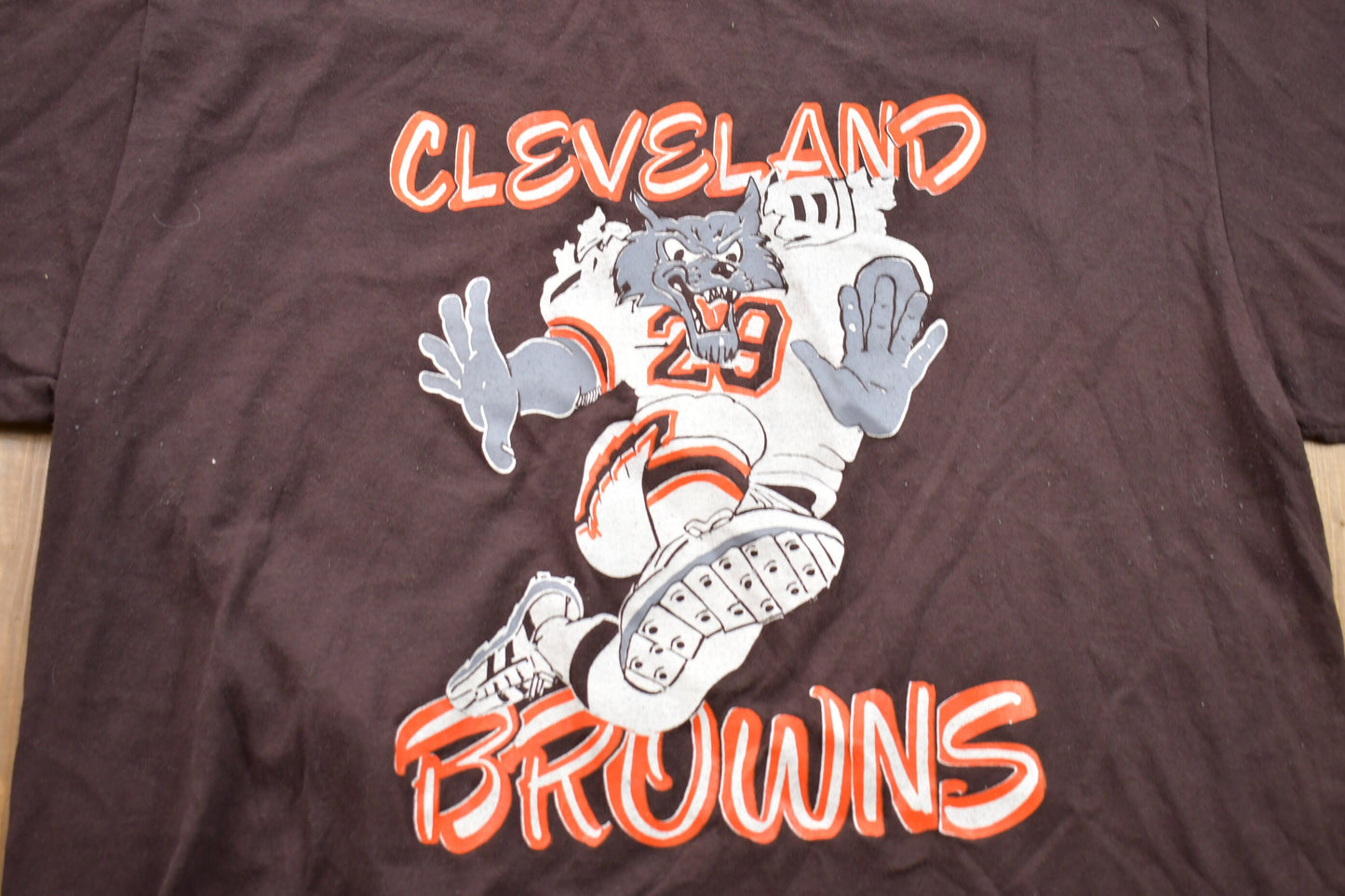 Vintage 1990s Cleveland Browns NFL Graphic T-Shirt / Graphic / 80s / 90s / Streetwear / Retro Style / Single Stitch / Made In USA