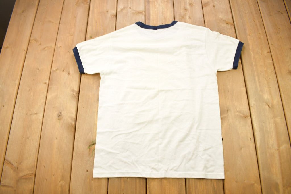 Vintage 1980s University Of Notre Dame Collegiate Champion Ringer T-Shirt