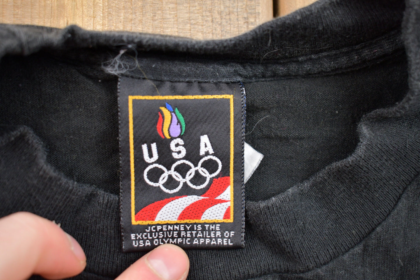 Vintage 1990s USA Olympics JC Penney Graphic T-Shirt / Graphic / 80s / 90s / Streetwear / Retro Style / Single Stitch / Made In USA