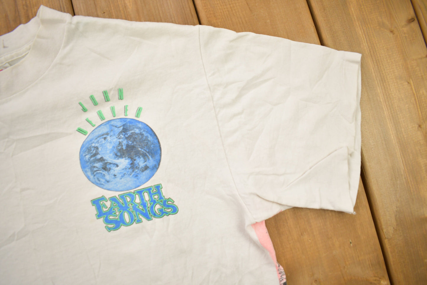 Vintage 1990s Earth Songs Animal Theme All Over Print  T-Shirt