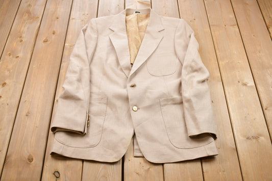 Vintage 1990s Solid Color Blazer Jacket