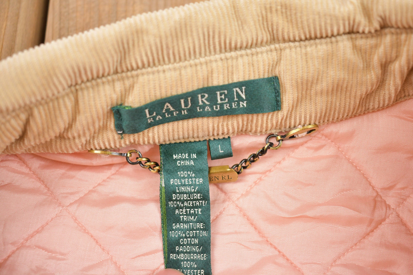 Vintage 1990s Lauren Ralph Lauren Quilted Jacket