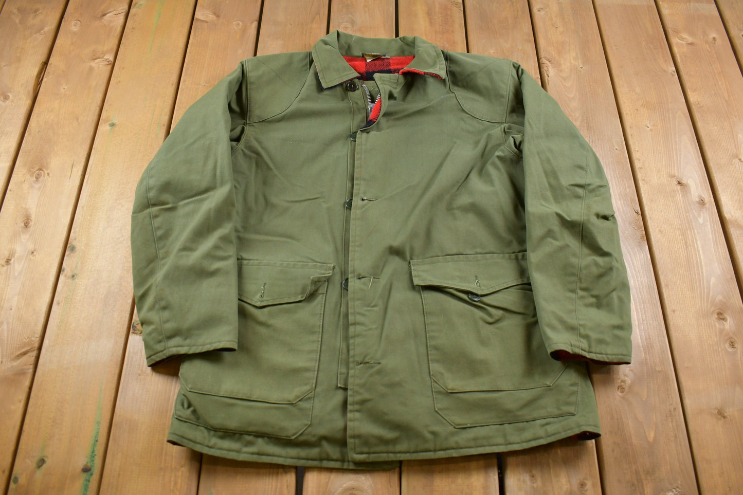 Vintage 1980s Thermo King Wool Military