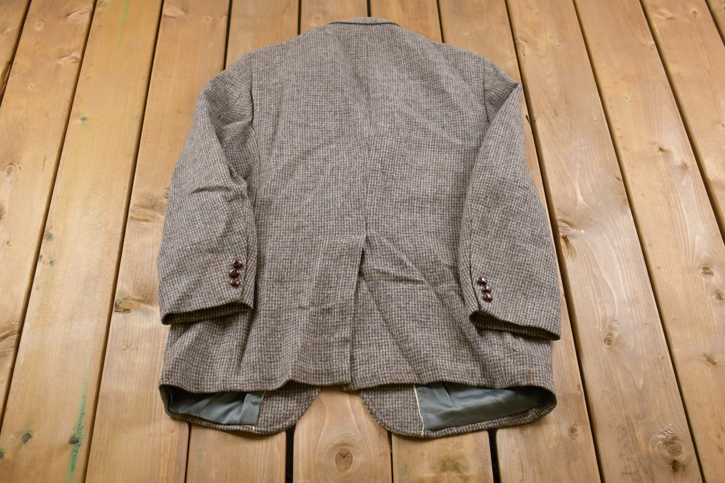 Vintage 1990s Tweed Blazer Jacket