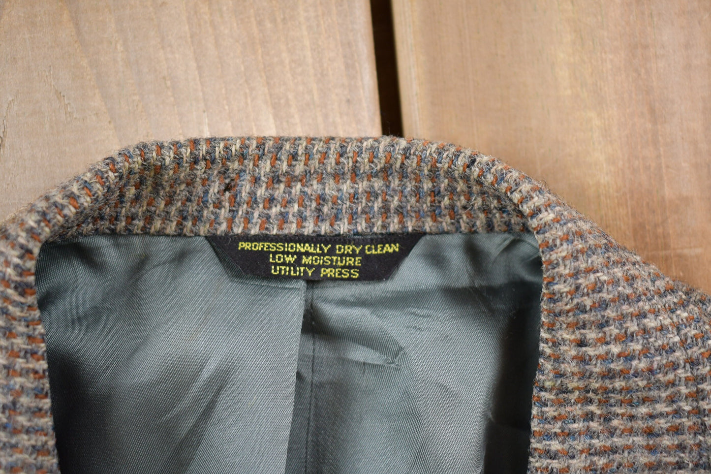 Vintage 1990s Tweed Blazer Jacket