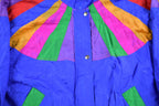Vintage 1980s Andy Johns Abstract Design Windbreaker Jacket